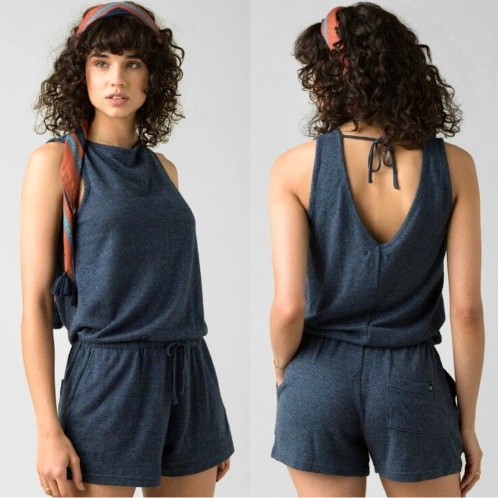 PrAna Sylvie Blue Romper